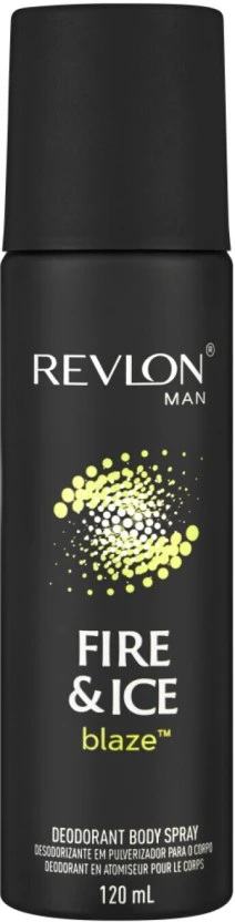 Revlon Fire & Ice Blaze Body Spray - For Men (120 ml) | Shop Online