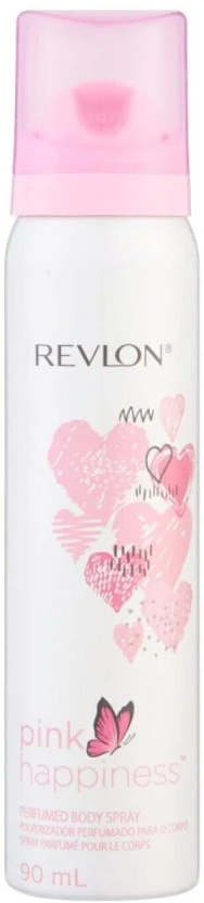 Revlon Pink Happiness Body Spray - For Women (90 ml) | Shop Online