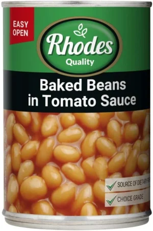 Rhodes Baked in Tomato Sauce Beans (410 g) | Shop Online