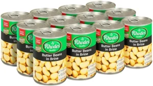 Rhodes Butter in Brine Beans (410 g Pack of 12) | Shop Online