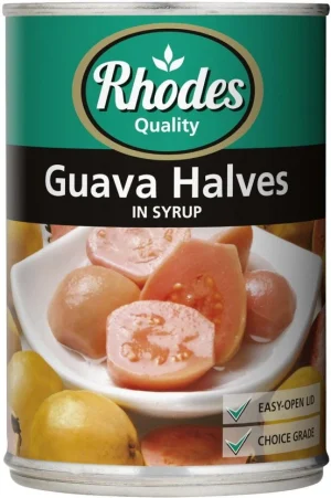 Rhodes Guava Halves in Syrup Fruits (410 g) | Shop Online