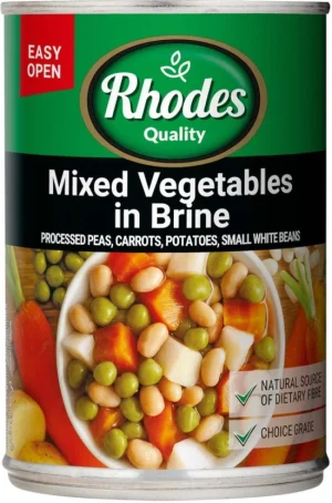Rhodes Mixed in Brine Vegetables (410 g Pack of 12) | Shop Online