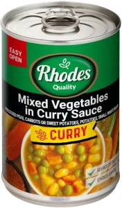 Rhodes Mixed in Curry Sauce Vegetables (410 g) | Shop Online
