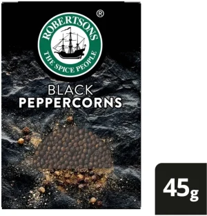 Robertson's Black Peppercorns (1 x 45 g) | Shop Online