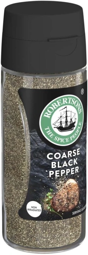 Robertson's Coarse Black Pepper (1 x 52 g) | Shop Online