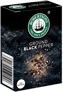 Robertson’s Ground Black Pepper (1 x 50 g) | Shop Online