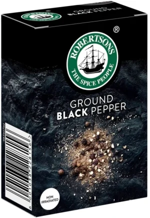 Robertson's Ground Black Pepper (1 x 50 g) | Shop Online