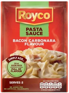 Royco Bacon Carbonara Flavour Pasta Sauce Sauce Mix  (45 g) | Shop Online