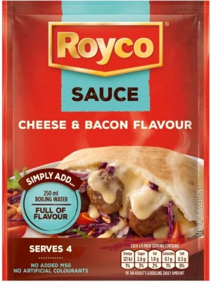Royco Cheese & Bacon Flavour Sauce Sauce Mix  (38 g) | Shop Online