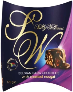 Sally Williams Belgian Dark Chocolate with Roasted Nougat Dark Chocolate Bites  (175 g) | Shop Online
