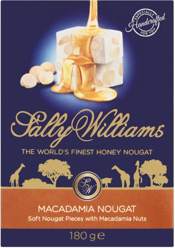 Sally Williams Macadamia Nougat Fruit and Nuts Chocolate Bars (180 g) | Shop Online