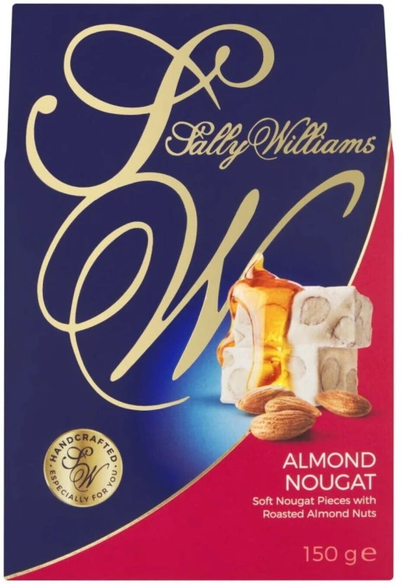 Sally Williams Roasted Almond Nougat White Chocolate Bars (150 g) | Shop Online - Image 2