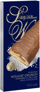 Sally Williams Roasted Nougat Crunch Milk Chocolate Nougat Bars  (100 g) | Shop Online