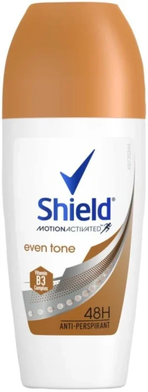 Shield Anti Perspirent, Even Tone - Motion Activated Deodorant Roll-on - For Women (50 ml Pack of 6) | Shop Online