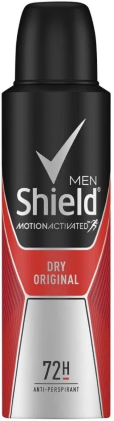 Shield Motion Activated Dry Original Deodorant Spray - For Men (150 ml) | Shop Online