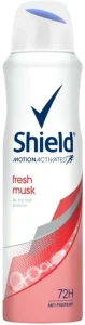Shield Motion Activated Fresh Musk Deodorant Spray – For Women (150 ml) | Shop Online
