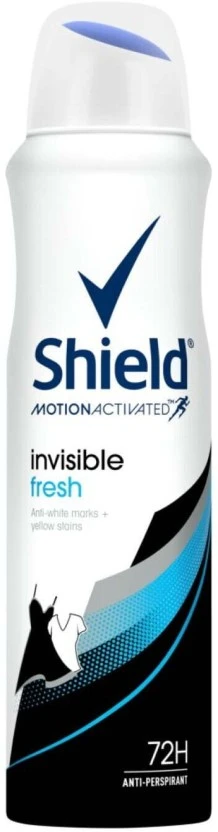 Shield Motion Activated Invisible Fresh Deodorant Spray - For Women (150 ml) | Shop Online