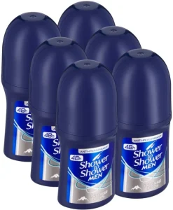 Shower To Intense Cool Deodorant Roll-on – For Men (50 ml Pack of 6) | Shop Online