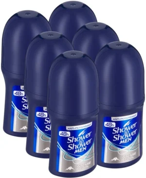 Shower To Intense Cool Deodorant Roll-on - For Men (50 ml Pack of 6) | Shop Online