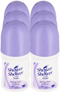 Shower To Spring Rain Deodorant Roll-on – For Women (50 ml Pack of 6) | Shop Online