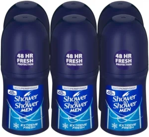 Shower To Xtreme Fresh Deodorant Roll-on - For Men (50 ml Pack of 6) | Shop Online