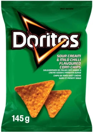 Simba Corn Chips Sour Cream and Mild Chilli Nachos (20 x 150 g) | Shop Online