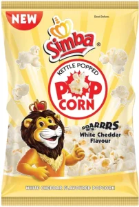 Simba Kettle Popped White Cheddar Popcorn (90 g) | Shop Online