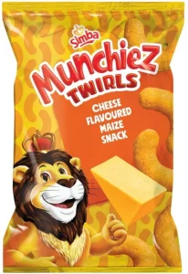 Simba Munchiez Twirls Cheese Maize Snack (1 x 90 g) | Shop Online