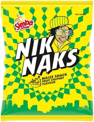 Simba Nik Naks Fruit Chutney Flavoured Maize Snack Puffcorn (1 x 135 g) | Shop Online