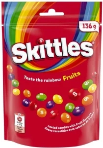Skittles Sweets Chewy Candy Fruits (Pack of 1 x 136 g) | Shop Online