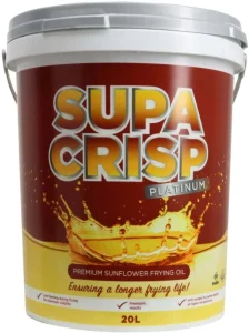 Supa Crisp Platinum Premium Sunflower Oil Plastic Bucket  (20 L) | Shop Online