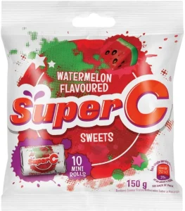 Super C Candy Mini Roll Watermelon Sweets  (Pack of 1 x 150 g) | Shop Online