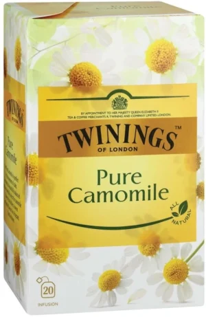Twinings Pure Camomile Tea Infusion Box (20 Sachets) | Shop Online