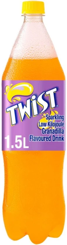 Twist Sparkling Granadilla Flavoured Drink (1.5 L) | Shop Online - Image 2