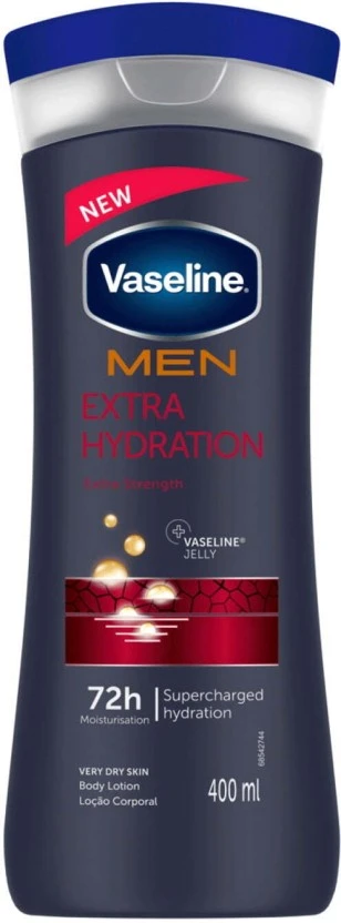 Vaseline Men Extra Hydration Body Lotion (400 ml) | Shop Online