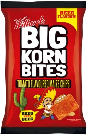 Willards Big Corn Bites Tomato Flavoured Maize Nachos (18 x 120 g) | Shop Online