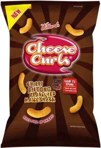 Willards Cheese Curls Chilli Biltong Maize Snack (1 x 90 g) | Shop Online
