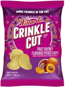 Willards Crinkle Cut Fruit Chutney Flavoured Potato Chips (1 x 30 g) | Shop Online
