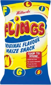 Willards Flings Maize Snack Puffcorn (16 x 150 g) | Shop Online