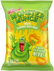 Willards Monster Munch Cheese Flavoured Maize Snack Chips (1 x 100 g) | Shop Online