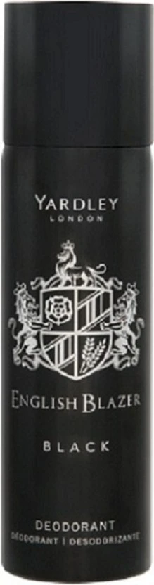Yardley English Blazer Black Deodorant Spray - For Men (125 ml) | Shop Online
