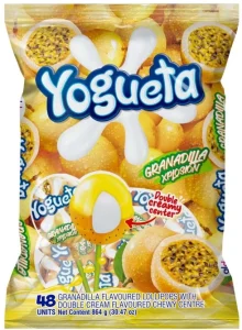 Yogueta Granadilla Explosion Lollipop (Pack of 1 x 48 pieces) | Shop Online