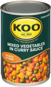 KOO Mixed Vegetable in Curry Sauce Vegetables (420 g) | Shop Online