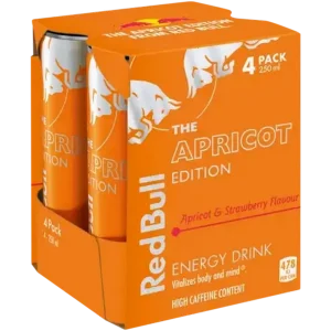 Red Bull The Apricot Edition Energy Drink (4 x 250 ml) | Shop Online