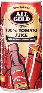 All Gold 100% Tomato Juice With Worcestershire Sauce (6 x 200 ml) | Shop Online