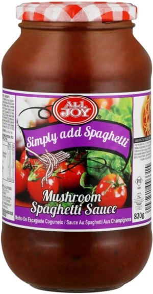 All Joy Mushroom Spaghetti Sauce (12 x 820 g) | Shop Online