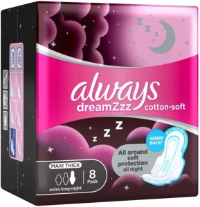 Always Airy Soft Maxi Thick Long Sanitary Pad (Pack of 8) | Shop Online