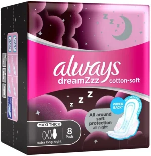 Always Airy Soft Maxi Thick Long Sanitary Pad (Pack of 8) | Shop Online