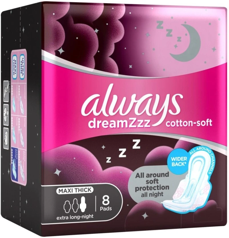 Always Airy Soft Maxi Thick Long Sanitary Pad (Pack of 8) | Shop Online