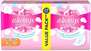 Always Maxi Pads Soft Normal Long Maxisize Sanitary Pad (Pack of 20) | Shop Online
